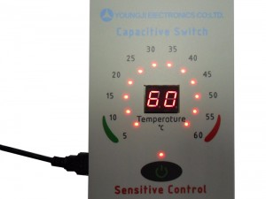 Capacitive + LED 7 segments